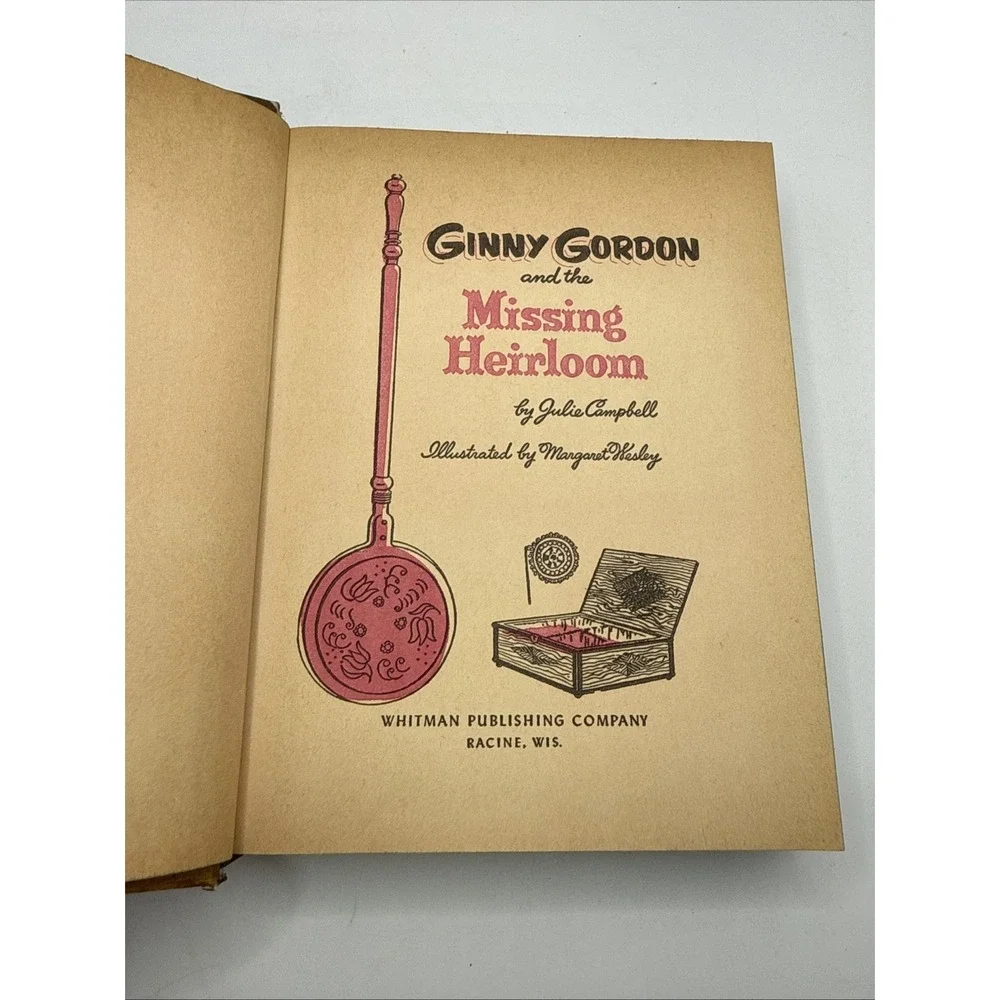Lot 3-Ginny Gordon‎ Mysteries (J. Campbell) Vintage 1954 PIC